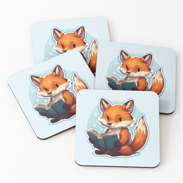 Item preview, Fox and a Book designed and sold by Planetporridge.