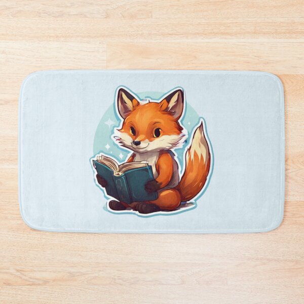 Item preview, Fox and a Book designed and sold by Planetporridge.