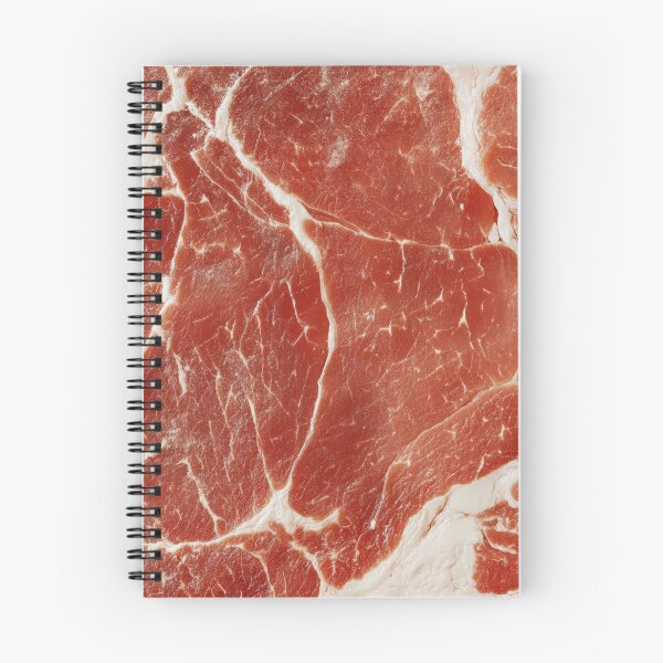 Item preview, Freshly sliced marbled beef, revealing intricate patterns and textures, ideal for culinary preparations and gourmet dishes. designed and sold by Jerhus.