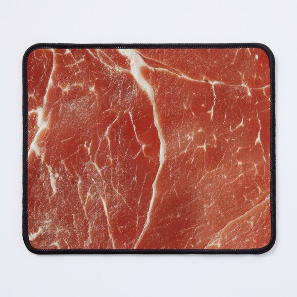 Item preview, Freshly sliced marbled beef, revealing intricate patterns and textures, ideal for culinary preparations and gourmet dishes. designed and sold by Jerhus.