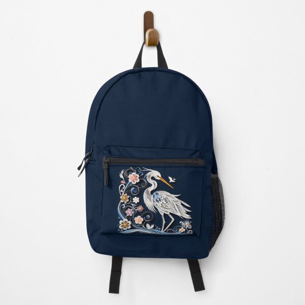 Item preview, Papercraft Dark Blue Heron designed and sold by Catobix.