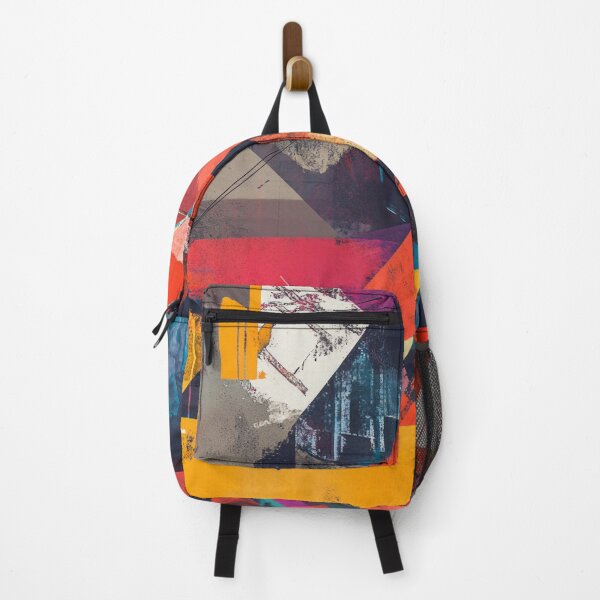 Item preview, Vibrant abstract artwork featuring geometric shapes and bold colors in a dynamic composition. designed and sold by Jerhus.