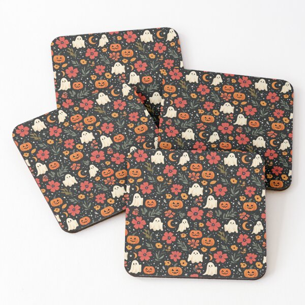 Item preview, Cute floral halloween pattern designed and sold by Ml17rz.