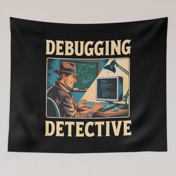 Item preview, Debugging Detective designed and sold by BayBoutique.