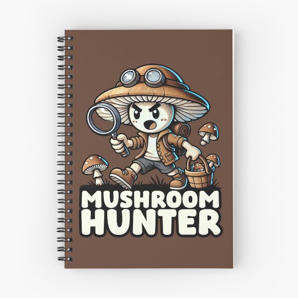 Item preview, Mushroom Hunter Cartoon Character Anime Kawaii Nature Fun designed and sold by Infinitee8hirts.