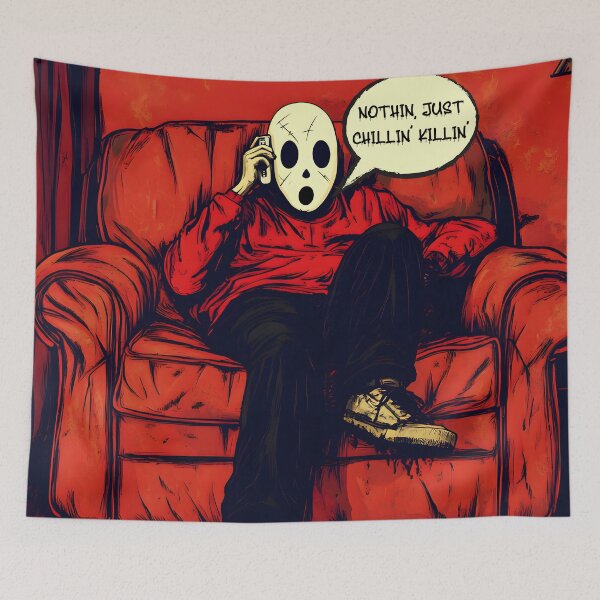 Item preview, Chillin' Killin' Halloween Humor designed and sold by Travelslightly.