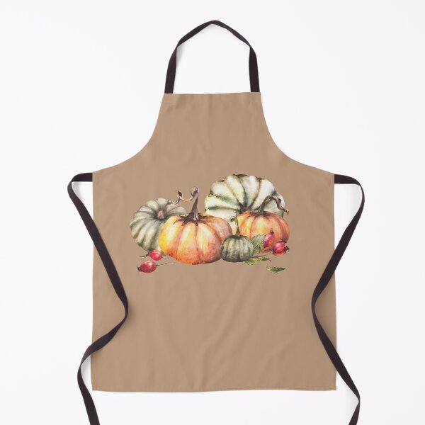 Item preview, Pumpkins, wild rose hip, briar fruits, dog rose. Autumn vegetables harvest. Watercolor Hand painted designed and sold by BartolArt.