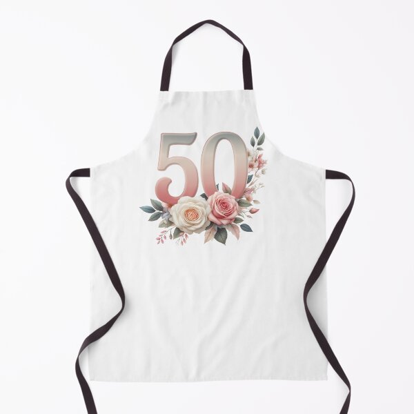 Item preview, 50th Birthday, floral, number 50, girl’s, woman's designed and sold by iclipart.