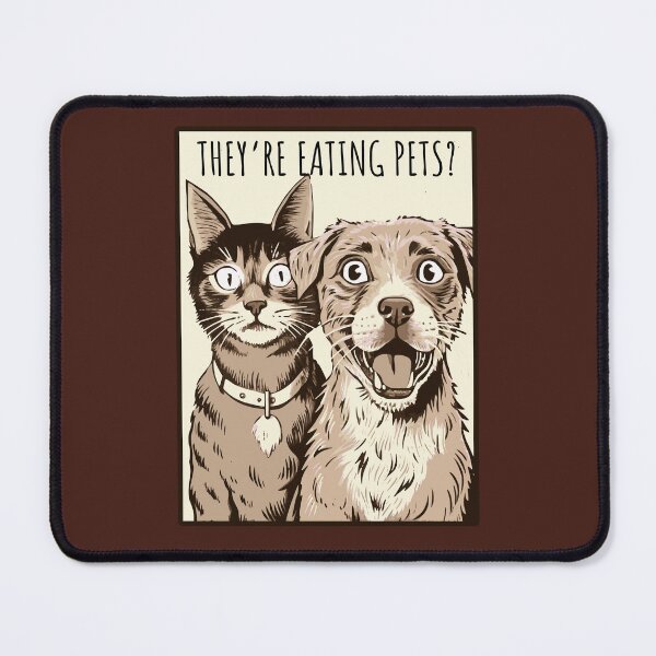 Item preview, They’re eating pets? designed and sold by ValentinaHramov.
