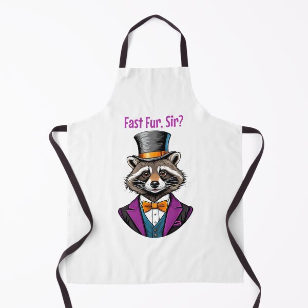 Item preview, Gentleman Raccoon: Fast Fur, Sir? designed and sold by musthavewords.