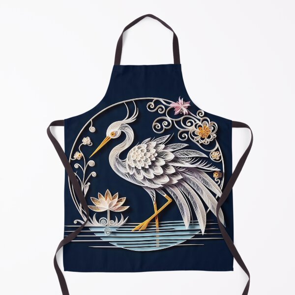 Item preview, Papercraft Dark Blue Crane designed and sold by Catobix.