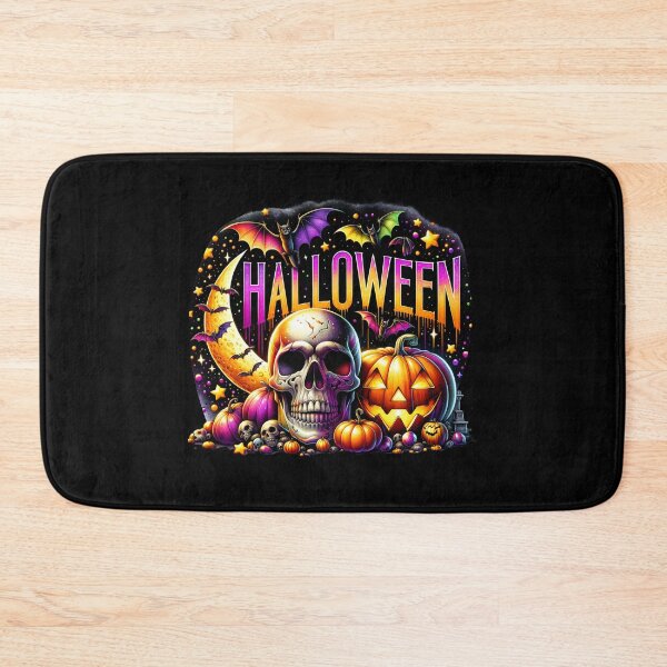 Item preview, Skull & Halloween Pumpkin – Creepy Watercolor Art for T-Shirts, Mugs, Stickers & More designed and sold by artedigital99.