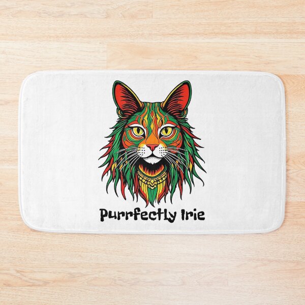 Item preview, Rasta Cat: Purrfectly Irie designed and sold by musthavewords.