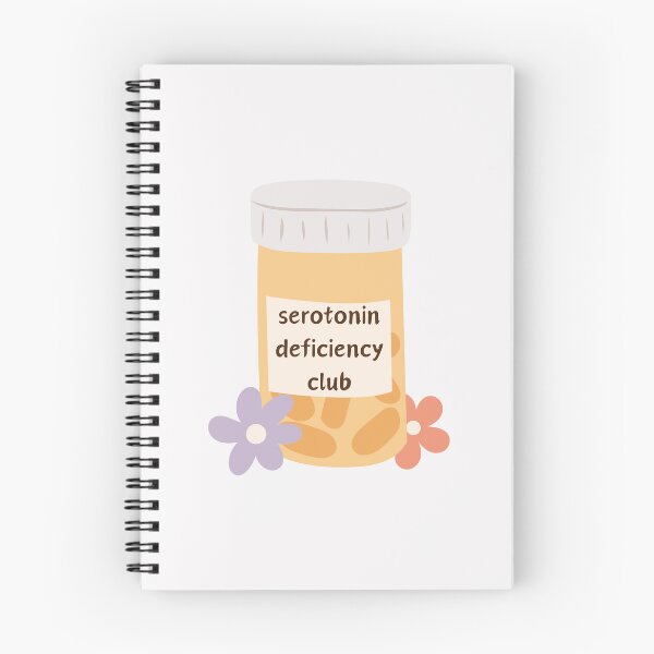 Item preview, Depression/ mental illness sticker | Serotonin deficiency club designed and sold by NeurodiverseTea.