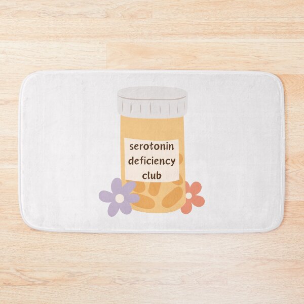 Item preview, Depression/ mental illness sticker | Serotonin deficiency club designed and sold by NeurodiverseTea.