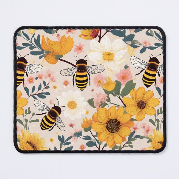 Item preview, Bee and Blossom Delight designed and sold by kokaikankosana.