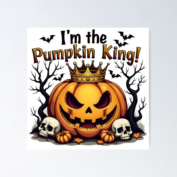 Item preview, I’m the Pumpkin King! designed and sold by MADsrecreation.
