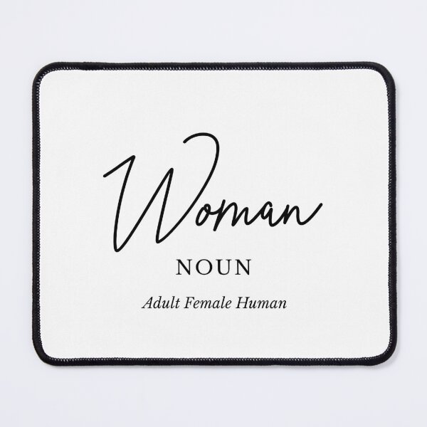 Item preview, Woman Noun: Adult Female Human designed and sold by musthavewords.