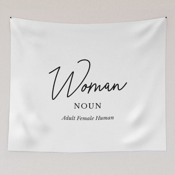 Item preview, Woman Noun: Adult Female Human designed and sold by musthavewords.