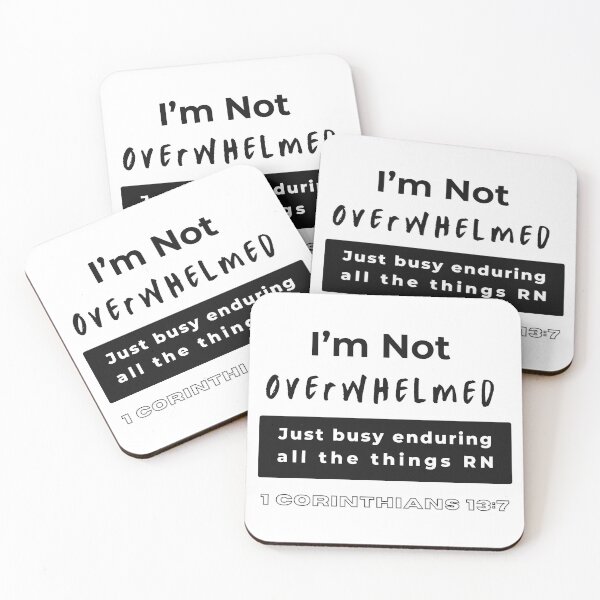 Item preview, Enduring All things (Black) designed and sold by SGillum.