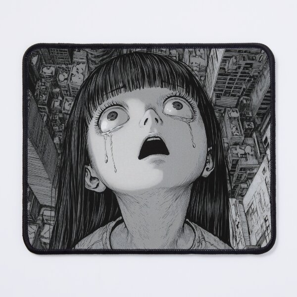 Item preview, Between Sky and Ruin – black and white horror manga anime girl designed and sold by ForsakenFrames.