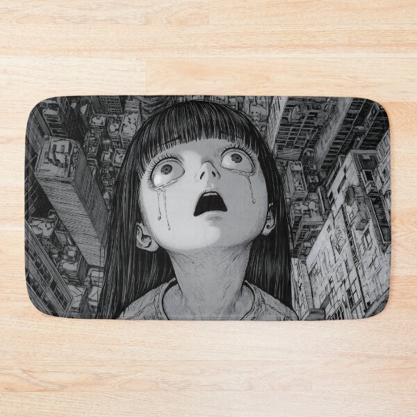 Item preview, Between Sky and Ruin – black and white horror manga anime girl designed and sold by ForsakenFrames.