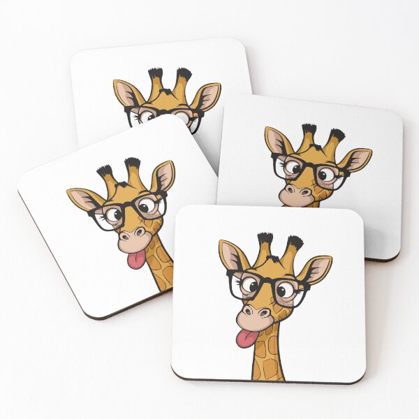Item preview, Cute Giraffe Glasses Design Funny Animal Lovers Gift designed and sold by w1ckerman.