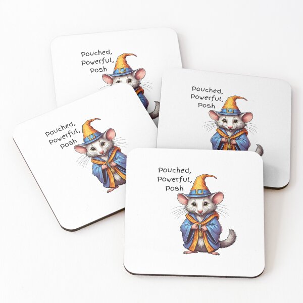 Item preview, Wizard Opossum: Pouched, Powerful, Posh designed and sold by musthavewords.
