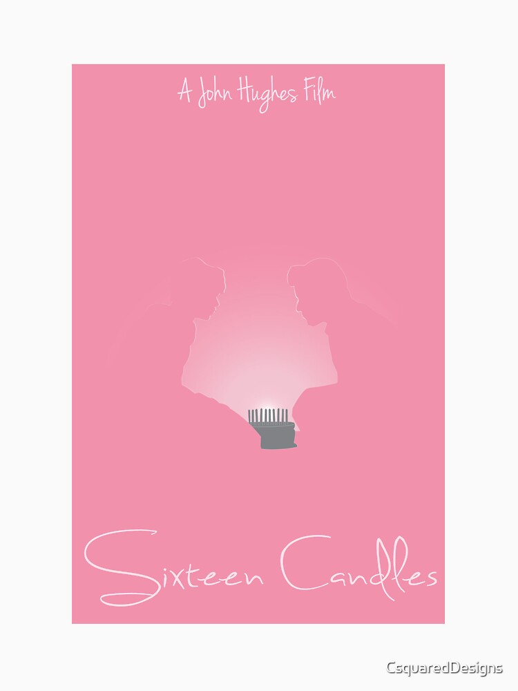 "Sixteen Candles Minimalist Movie Poster" Tshirt for Sale by