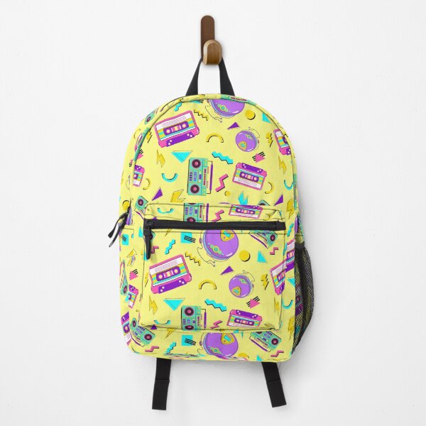 Item preview, Retro 90s Pop Pattern Yellow designed and sold by HematiteDesign.