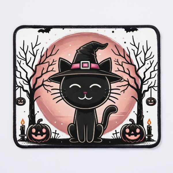 Item preview, Halloween Smiling Witch Kitty designed and sold by HLEDesign.