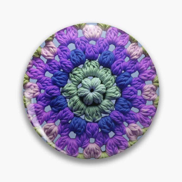 Item preview, Granny Square Crochet Pattern Seventies Retro 10 designed and sold by taiche.