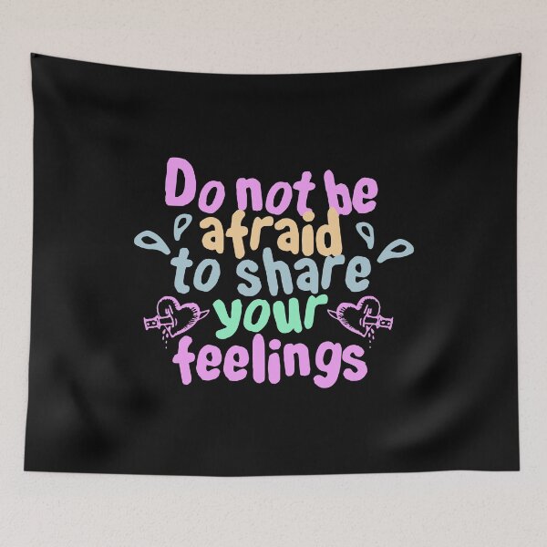 Item preview, do not be afraid to share your feeling  designed and sold by YoshiArtDesign.