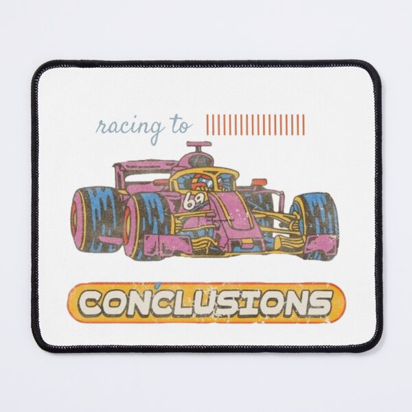 Item preview, racing to conclusions race car designed and sold by indie cottage.
