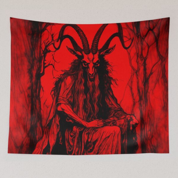 Item preview, Classic Goth Dark Baphomet designed and sold by TheDarkWardrobe.