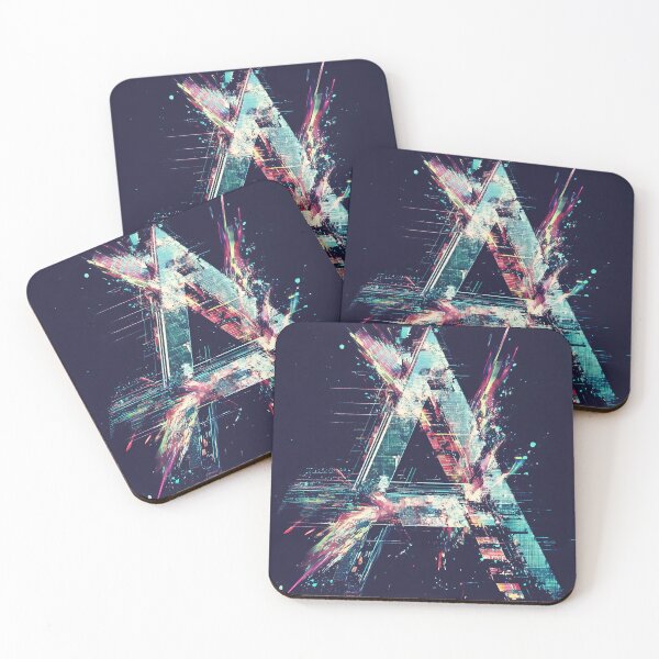 Item preview, Abstract Glitchy Letter A Design for T-shirts and Phone Covers designed and sold by Liseri.