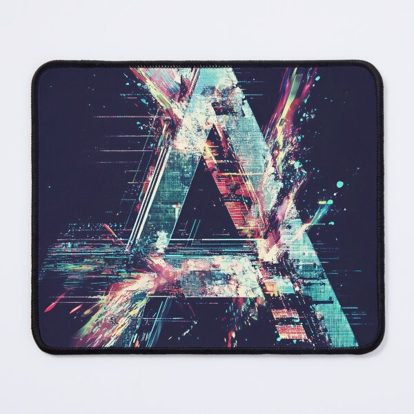 Item preview, Abstract Glitchy Letter A Design for T-shirts and Phone Covers designed and sold by Liseri.