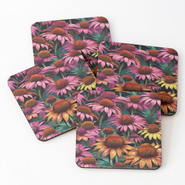 Item preview, Echinacea Coneflower Herbal Healing Pattern designed and sold by DreamCraze.