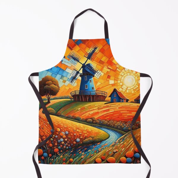 Item preview, Windmill at sunset 5 designed and sold by George Hutton Hunter.