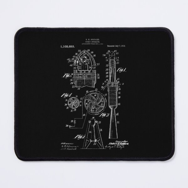 Item preview, Robert H. Goddard Rocket Patent - White on Dark designed and sold by IORS.