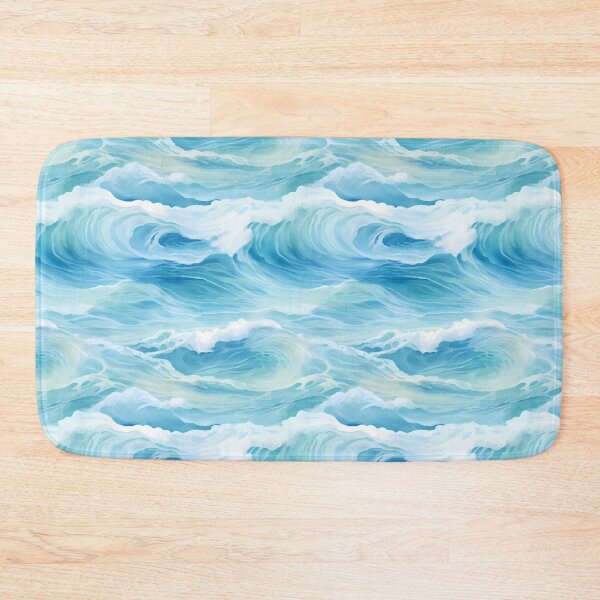 Item preview, Sea Waves Watercolor Pattern #7 designed and sold by NatureSight.