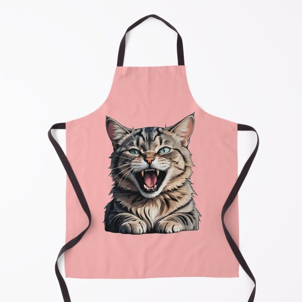 Item preview, Expressive Angry Cat Design – Fierce and Powerful Illustration designed and sold by UniGift.