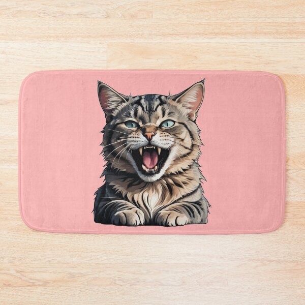 Item preview, Expressive Angry Cat Design – Fierce and Powerful Illustration designed and sold by UniGift.