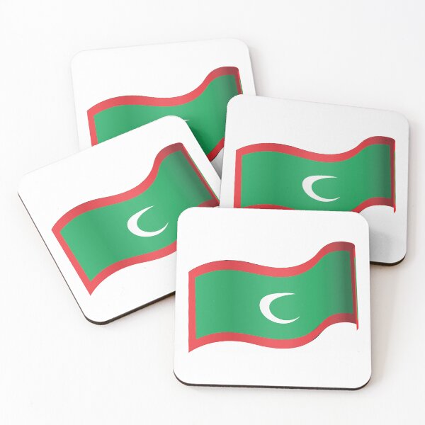 Item preview, Maldives Flag designed and sold by HarveyHandcraftsandDesigns.