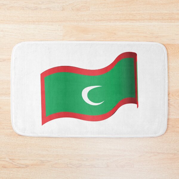 Item preview, Maldives Flag designed and sold by HarveyHandcraftsandDesigns.