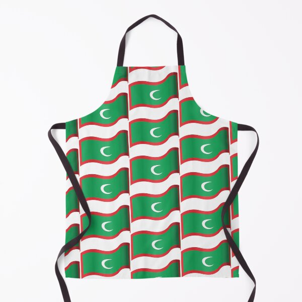 Item preview, Maldives Flag designed and sold by HarveyHandcraftsandDesigns.