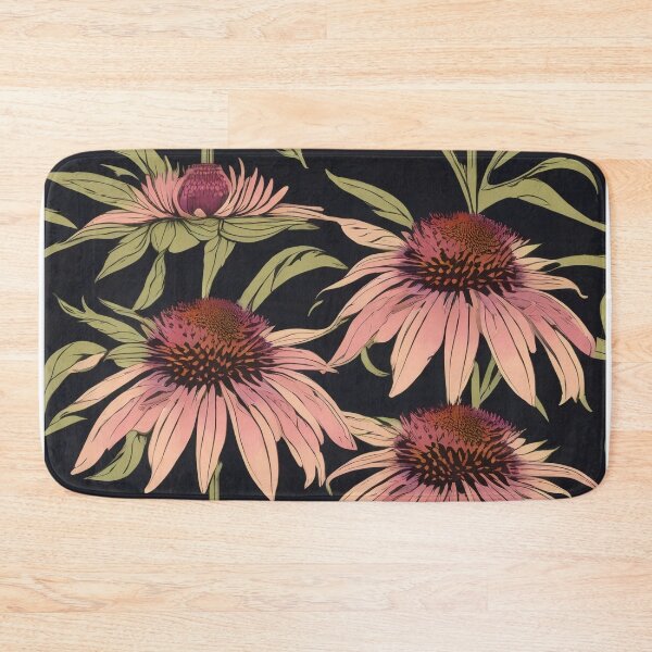Item preview, Echinacea Coneflower Wellness Pattern designed and sold by DreamCraze.