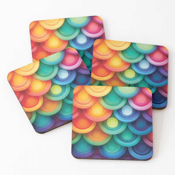 Item preview,   An eye-catching geometric pattern design with gradient circles in a spectrum of colors. designed and sold by HEMRO.