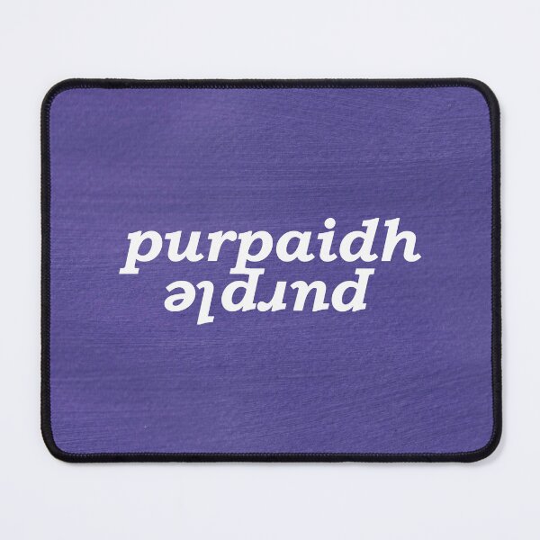 Item preview, painted purple/purpaidh with Scottish Gaelic (Gàidhlig) translation designed and sold by Mamaidh Made.