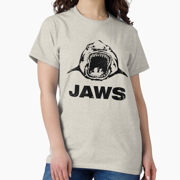 Item preview, Reproduction souvenir de l'équipe de tournage de Jaws ObscuraTee (NOIR) designed and sold by Obscura Tee.